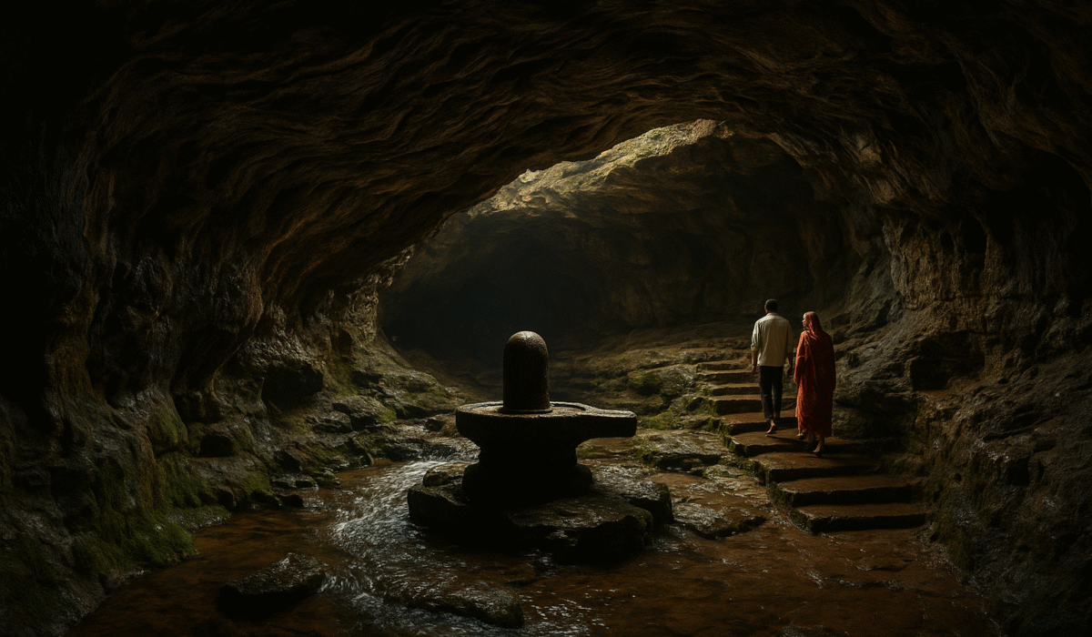 Jata Shankar Cave Pachmarhi natural rock formations