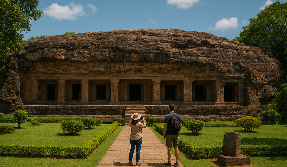 Pandav Caves Pachmarhi ancient historical site
