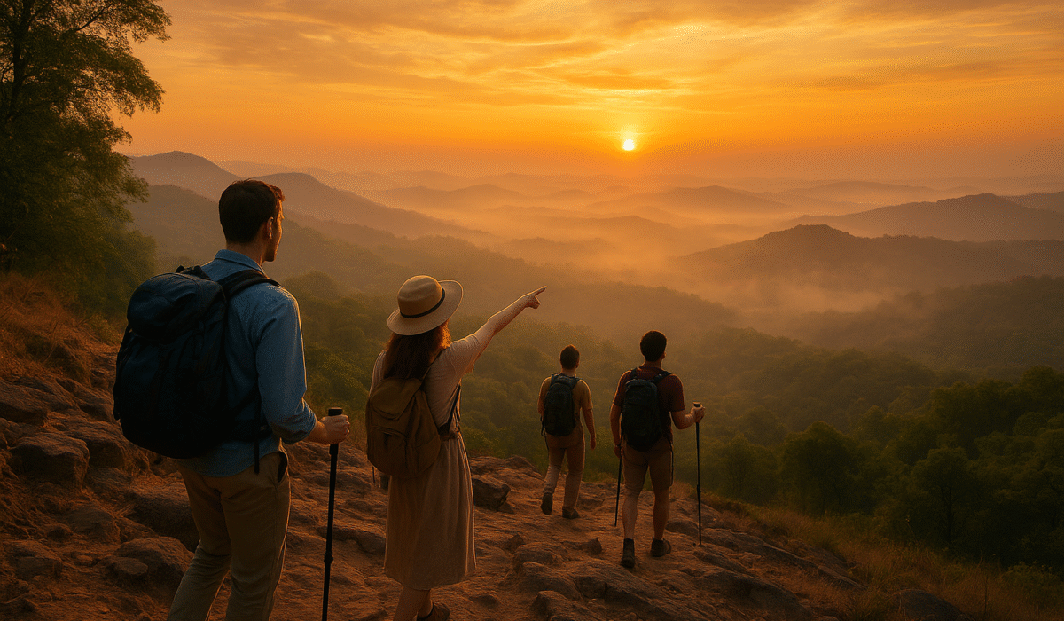 Trekking to Dhoopgarh Peak – adventure activities in Pachmarhi