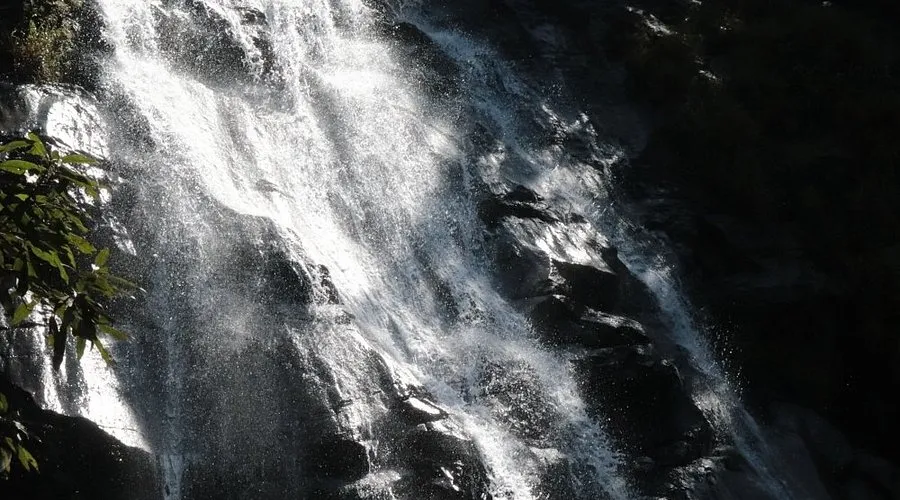 Bee Fall Pachmarhi winter waterfall flow December