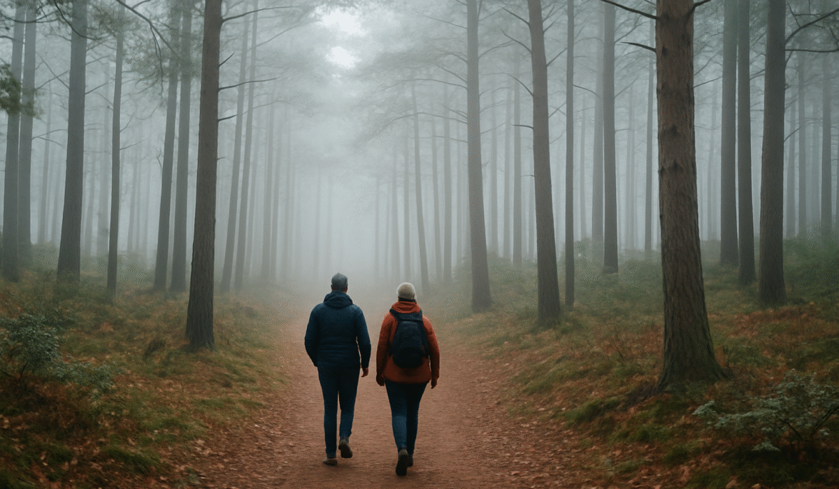 Pachmarhi forest trail in December