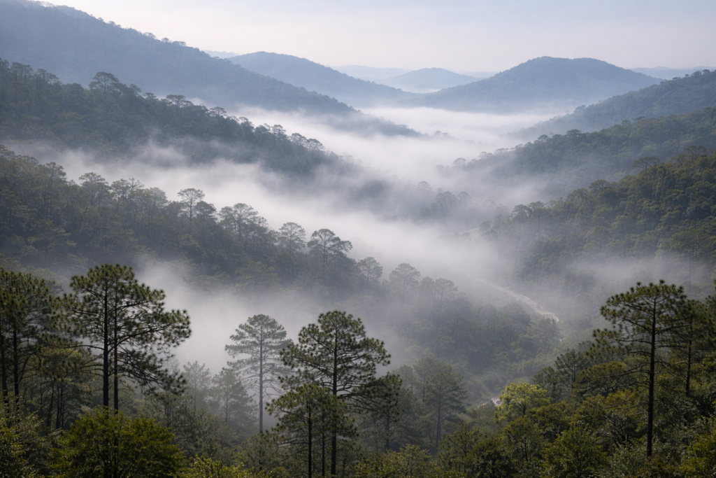 Pachmarhi temperature in January winter morning
