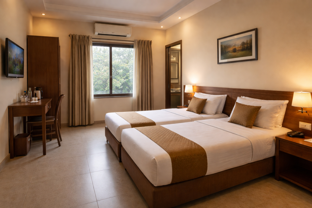 cheap hotel in Pachmarhi with clean rooms